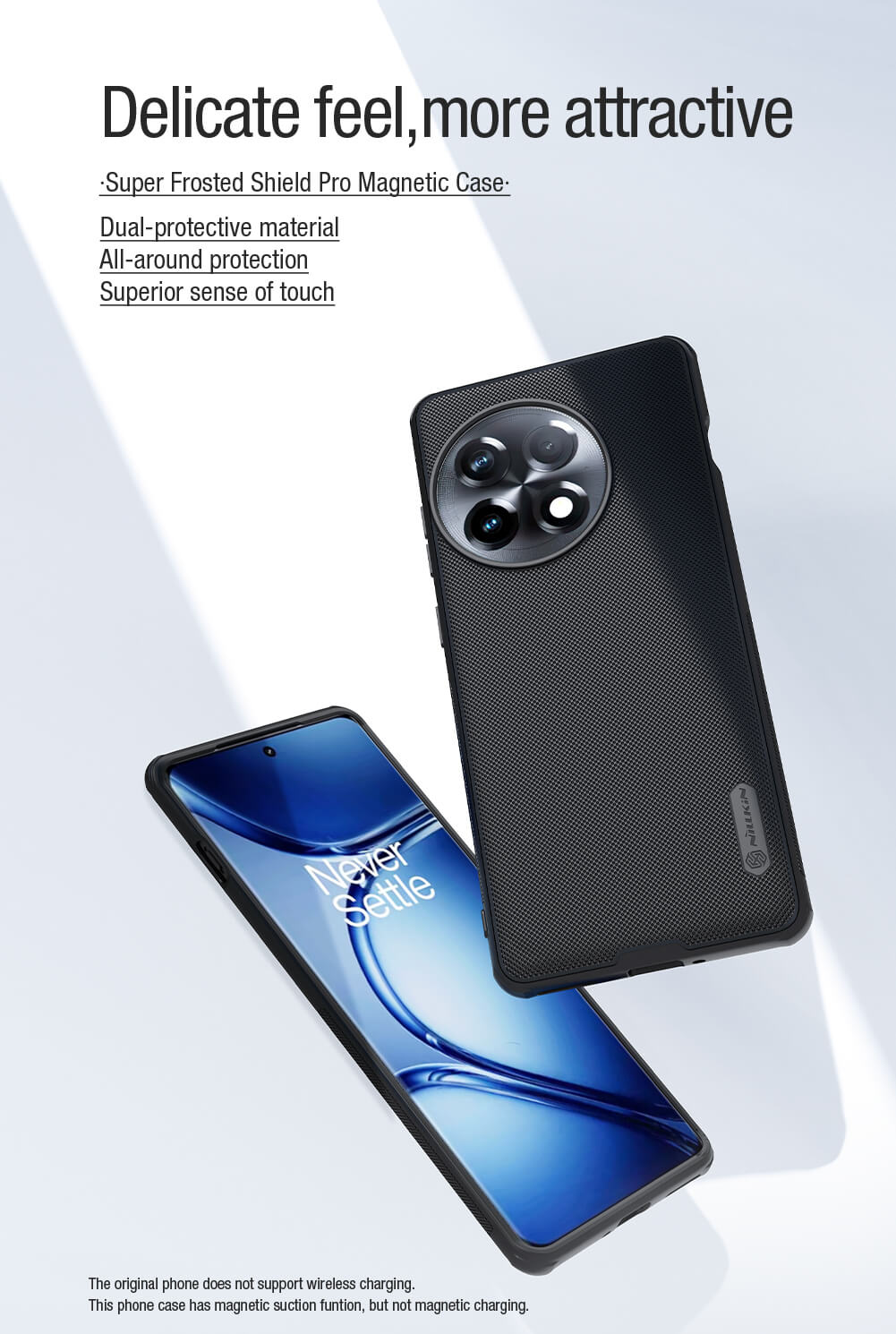 Чехол-крышка NILLKIN для Oneplus Ace 2 Pro (серия Frosted shield Pro Magnetic case)